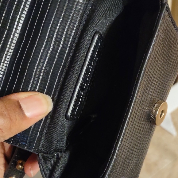 Black Textured Handbag - Picture 8 of 8